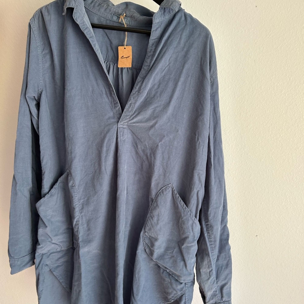CP Shades Blue Long-Sleeve Tunic